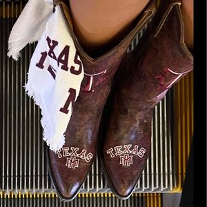 Texas A&M Aggie Game Day Boots 7.5